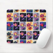 Autumn Leaves Rustic Patchwork Quilt Collage Muismat (Met muis)