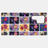 Autumn Leaves Rustic Patchwork Quilt Collage Samsung Galaxy Hoesje (Achterkant horizontaal)