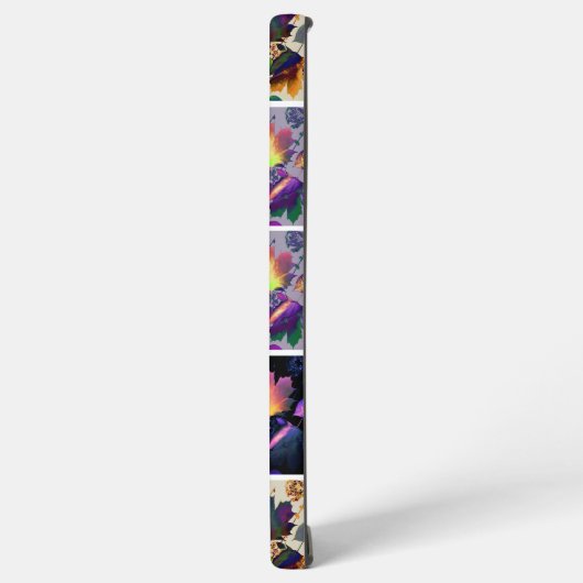 Autumn Leaves Rustic Patchwork Quilt Collage Samsung Galaxy Hoesje (Linkerkant)