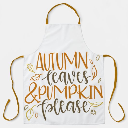 Autumn Leaves Schort (Voorkant)