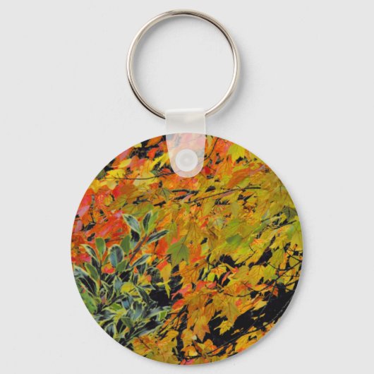 Autumn Leaves Sleutelhanger (Voorkant)