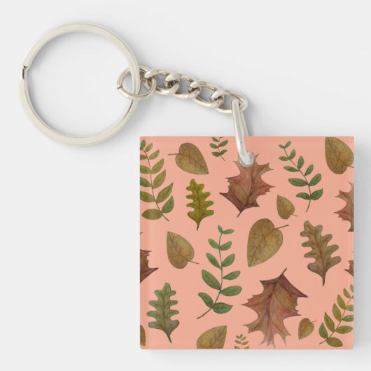 Autumn leaves sleutelhanger (voorkant)
