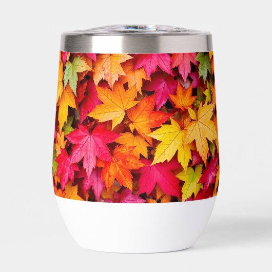 Autumn Leaves Thermal Tumbler With Fall Colors (Avant)