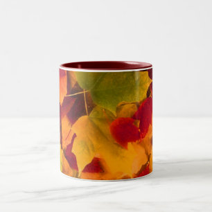 Autumn Leaves Tweekleurige Koffiemok
