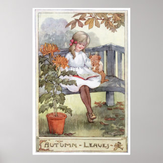 Autumn Leaves van Anne Anderson Poster