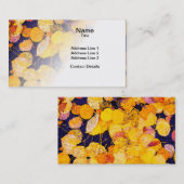 Autumn Leaves Visitekaartje (Voorkant / Achterkant)