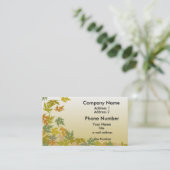 Autumn Leaves Visitekaartje (Staand voorkant)