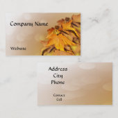 Autumn Leaves Visitekaartje (Voorkant / Achterkant)