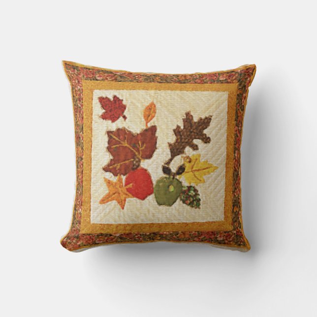 Autumn    LeavesPolyester Sierkussen (Voorkant)