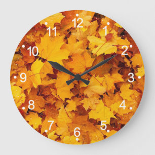 Autumn leest grote wandklok klok