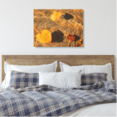 Autumn lekt op het watercanvas door RoseWrites Canvas Afdruk (Insitu (Slaapkamer))