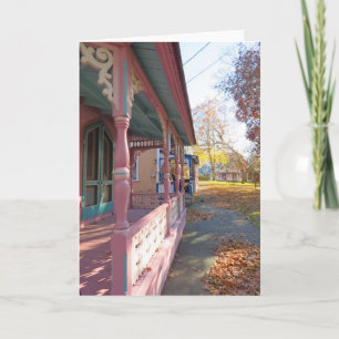 Autumn Light on Cottage Row - Martha's Vineyard Kaart