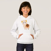 Autumn Llama, Cute Llama, Cute Alpaca, Ear Muffs (Voorkant volledig)