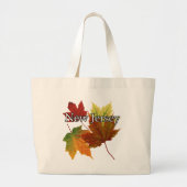 AUTUMN LOOPT IN NEW JERSEY GROTE TOTE BAG (Voorkant)