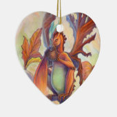 Autumn Love Keramisch Ornament (Rechts)