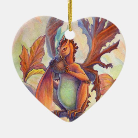 Autumn Love Keramisch Ornament (Voorkant)