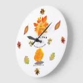 Autumn Love White Grote Klok (Hoek)