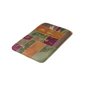 Autumn Luxury | Geometrische gouden handdoepering Badmat (Gekanteld)