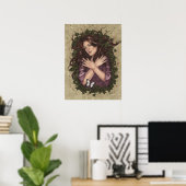 Autumn Magic Butterfly Poster (Thuiskantoor)