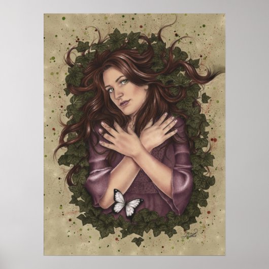 Autumn Magic Butterfly Poster (Voorkant)