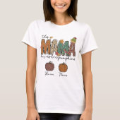 Autumn Mama houdt van haar pompoen luipaard T-shirt (Voorkant)