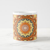 Autumn Mandala Extra Grote Beker (Voorkant)