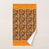 Autumn maple-bladpatroon badhanddoekset bad handdoek (Handdoek)