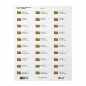 Autumn Maple Foliage Etiket (Full Sheet)
