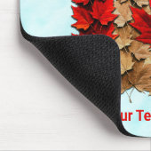 Autumn Maple Leaf Canadian Flag Muismat (Hoek)
