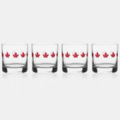 Autumn Maple Leaf Glass Drinkware Set Whisky Glas (Voorkant)
