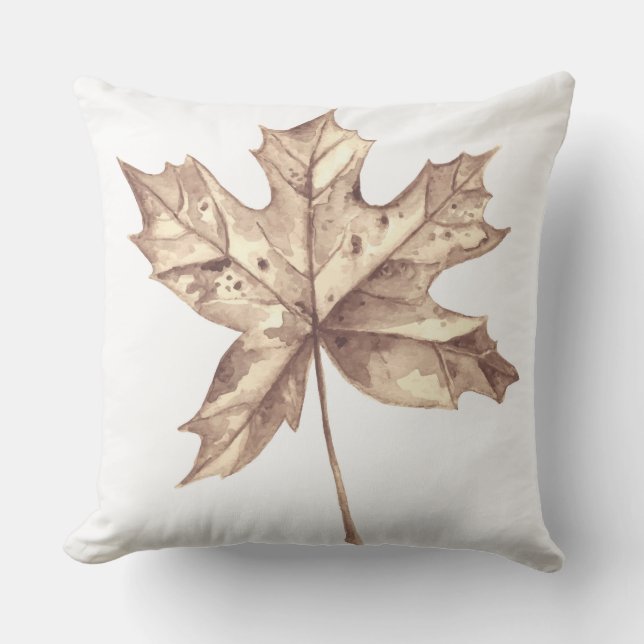 Autumn maple leaf kussen (Voorkant)