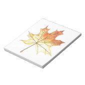 Autumn maple leaf notitieblok (Gedraaid)