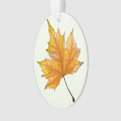 Autumn maple leaf ornament (voorkant)