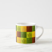 Autumn Maple Leaves, brown, Gold, green Espresso Kop (Rechts)