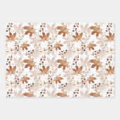 Autumn Maple Leaves Pattern Thanksgiving Inpakpapier Vel (Voorkant)