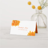 Autumn Maple Leaves Wedding (Achterkant)