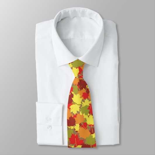 Autumn Maple Necktie Stropdas (Gebonden)