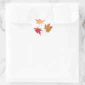 Autumn Maple verliest Collectie Weddenschap Hart Sticker (Tas)