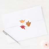 Autumn Maple verliest Collectie Weddenschap Hart Sticker (Envelop)