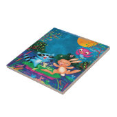 Autumn Moon Tegeltje (Zijkant)