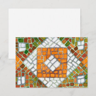 AUTUMN MOSAIC 3.5x5 Carte plate / Horizontale