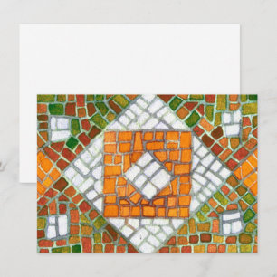 AUTUMN MOSAIC 4.5x6.25 Carte plate / Horizontal