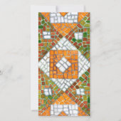AUTUMN MOSAIC 8x4 Carte plate / Verticale (Devant)
