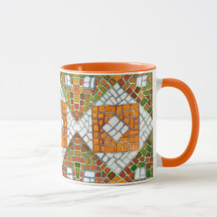 AUTUMN MOSAIC Orange Combo Mug