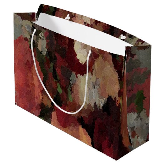 Autumn Mosaics Gift Bag Groot Cadeauzakje (Achterkant Gekanteld)