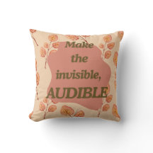 Autumn Motivational Quote Throw Pillow