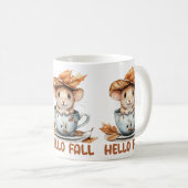 Autumn Mouse Coffee Mug (Devant droit)