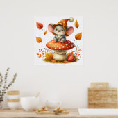 Autumn Mouse Poster (Cuisine)