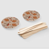 Autumn Mushrooms Handwaaier (Niet-gemonteerd)