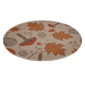 Autumn Mushrooms Snijplank (Hoek)